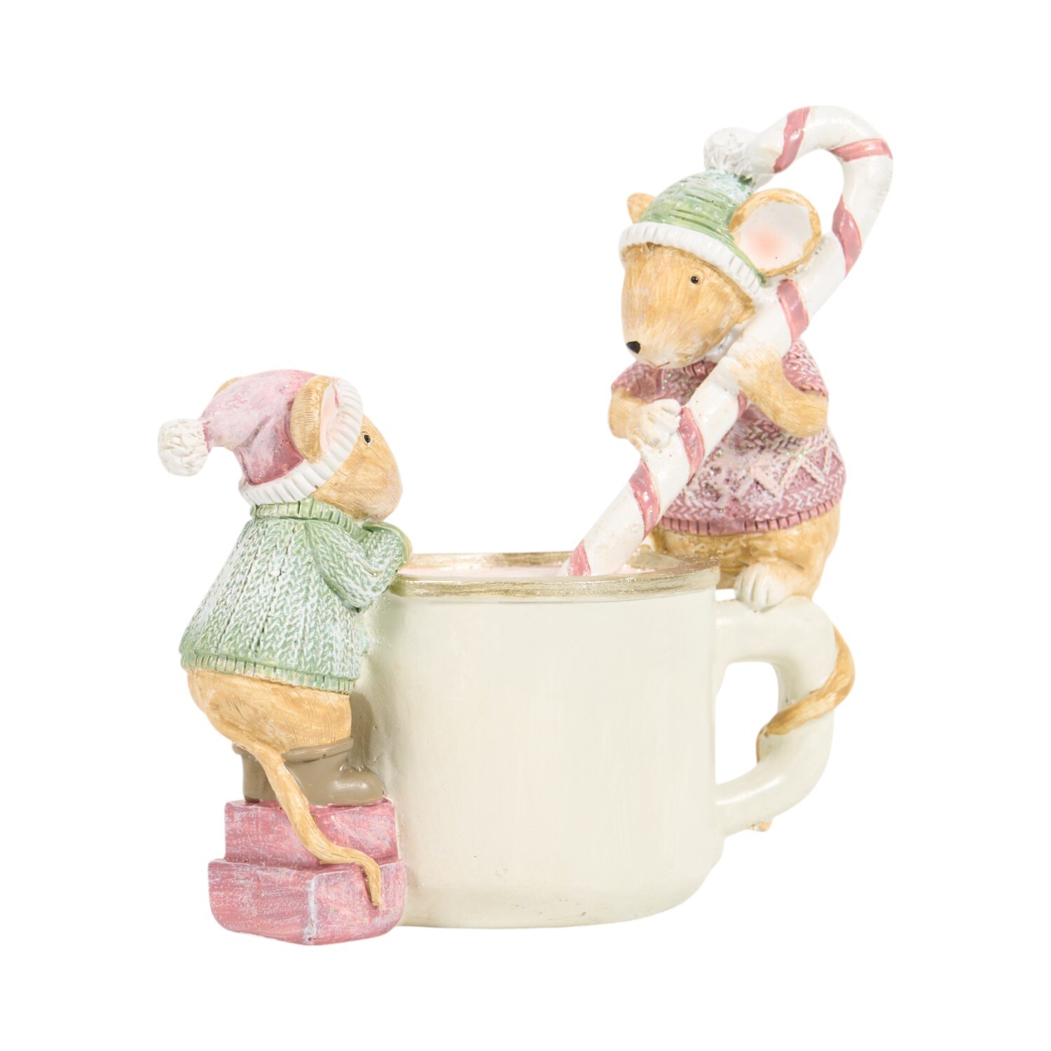 Mouse Cup OrnamentBeige Image 2