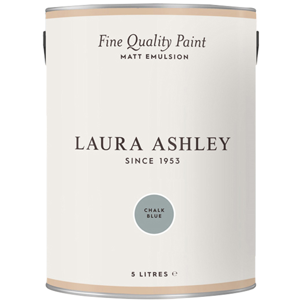 Laura Ashley Chalk Blue Matt Emulsion Paint 5L Image 2