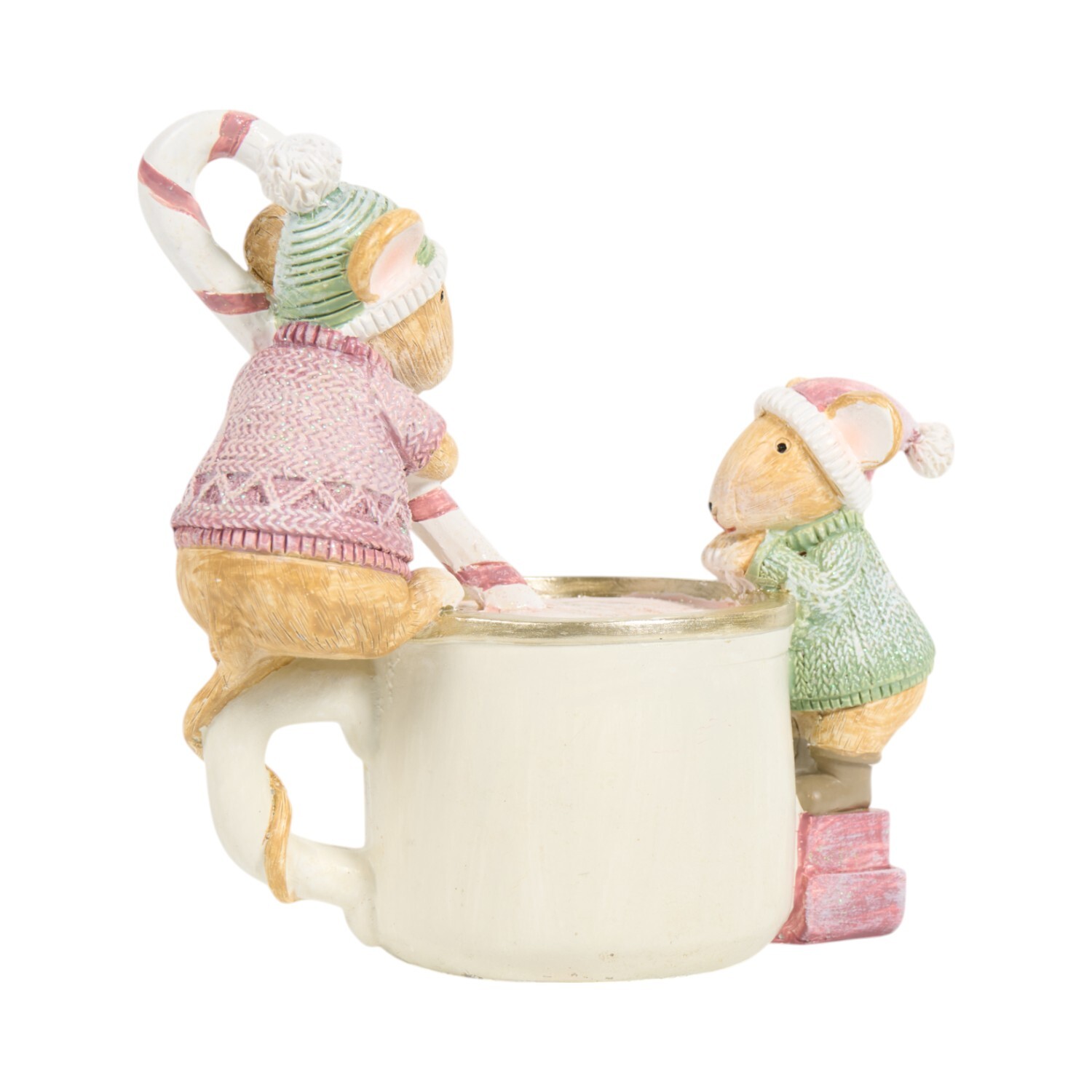 Mouse Cup OrnamentBeige Image 4