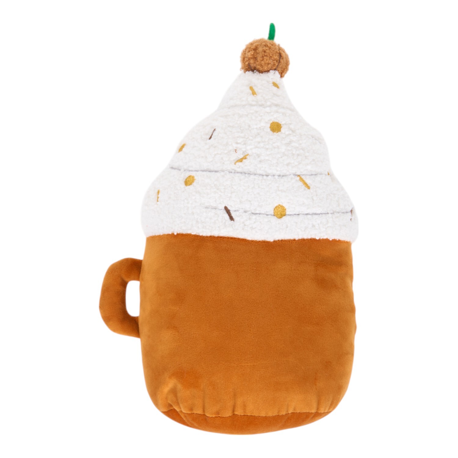 Pumpkin Spiced Shaped Cushion Brown Image 2