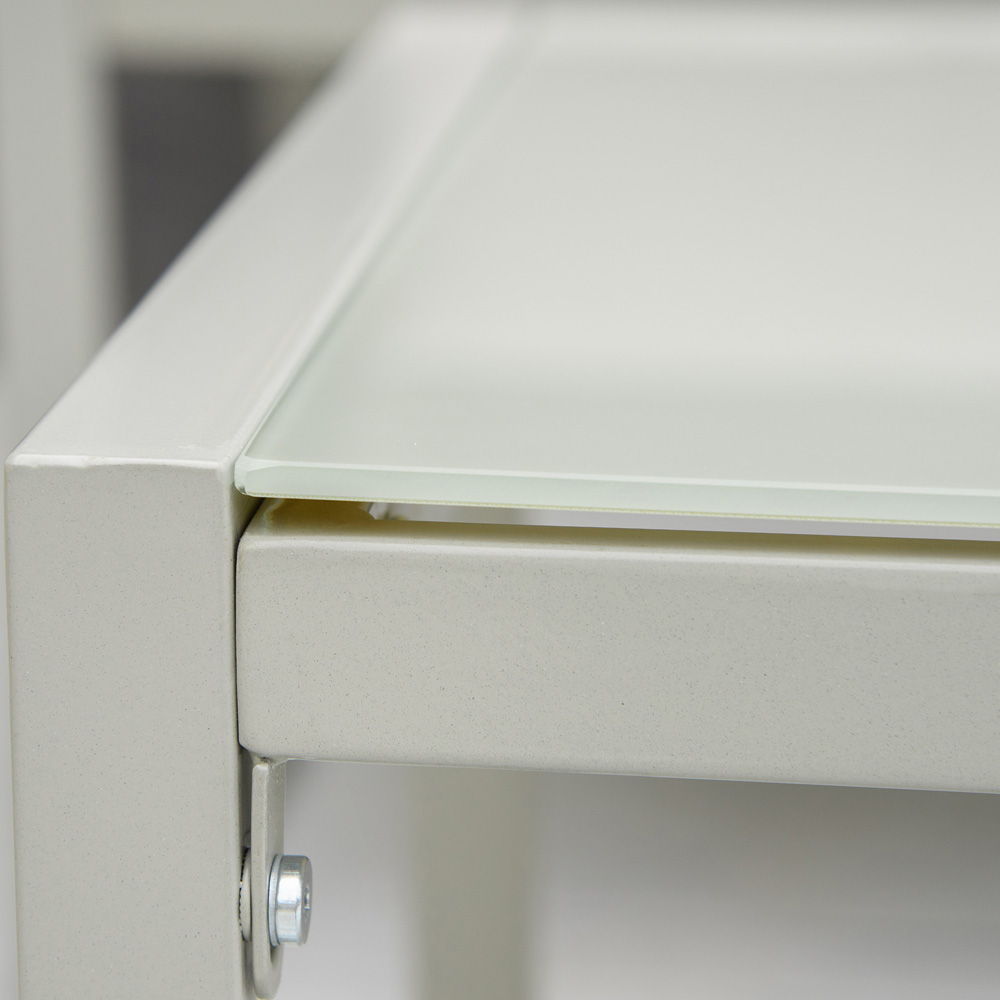 Outsunny 4 Seater Grey Wicker Metal Outdoor Sofa Set Image 4