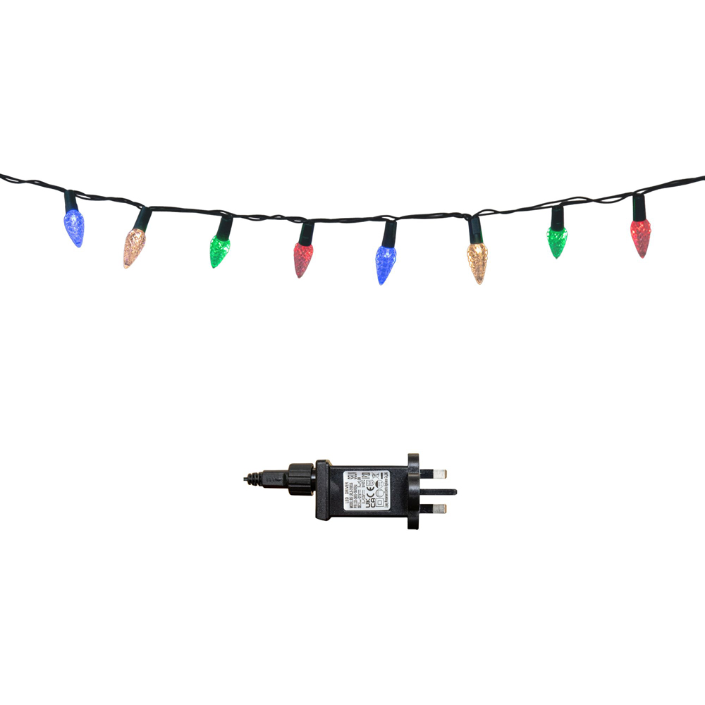 Samuel Alexander 300 Multicoloured LED Multi-Action Pinecone Christmas Lights 15m Image 3