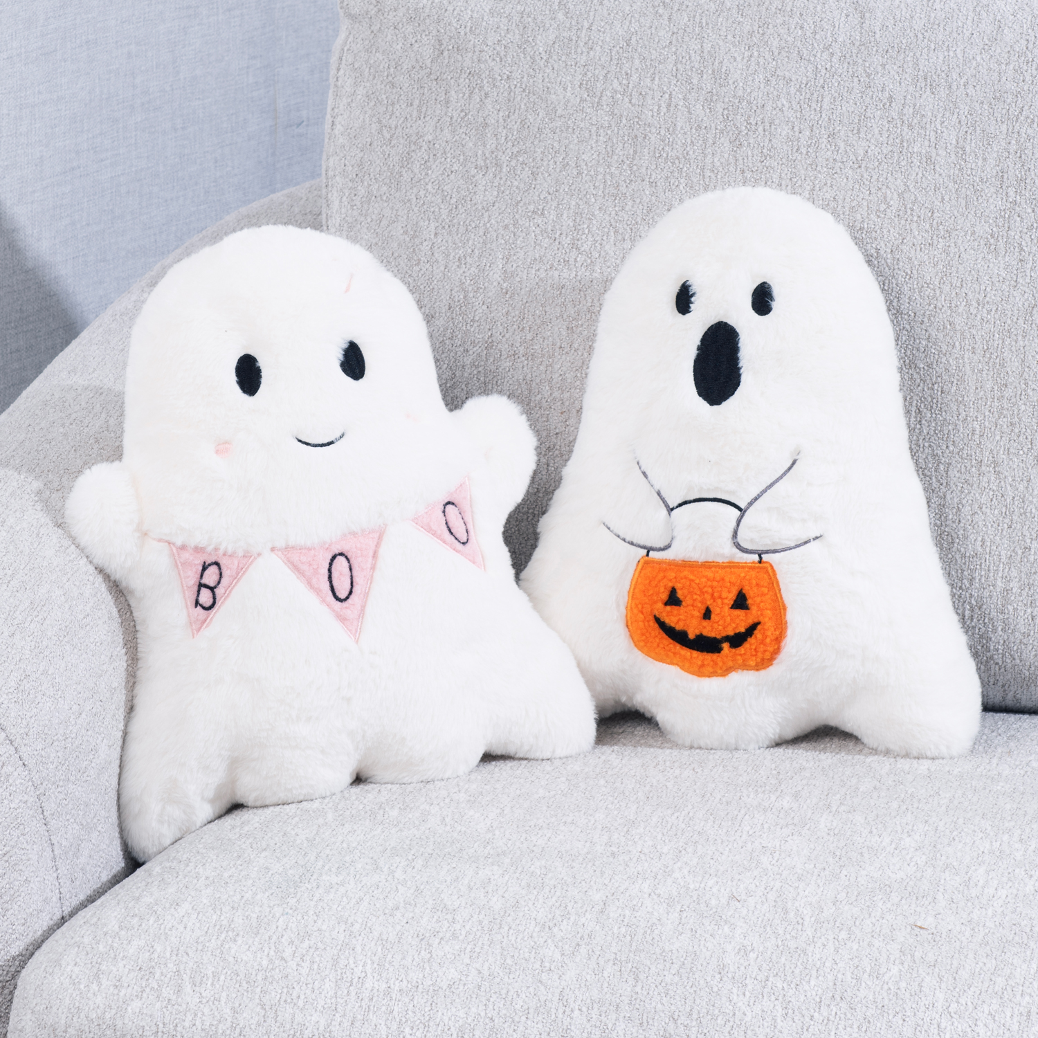 Ghost Shaped Soft Cushion Image 5