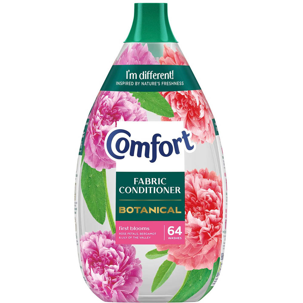 Comfort Botanical First Blooms Fabric Conditioner 64 Washes 960ml 6 Pack Image 2
