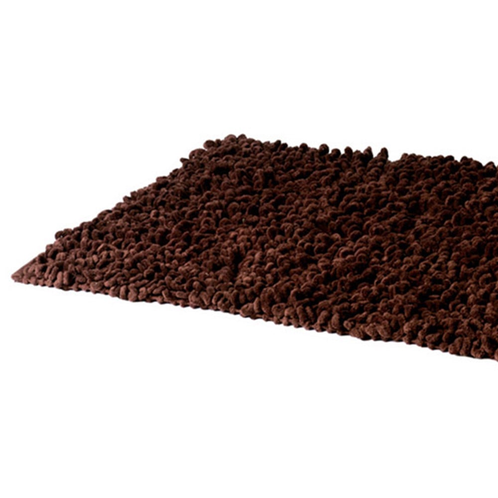 Riva Home Chenille Twist Chocolate Indoor Rug 120 x 180cm Image 2