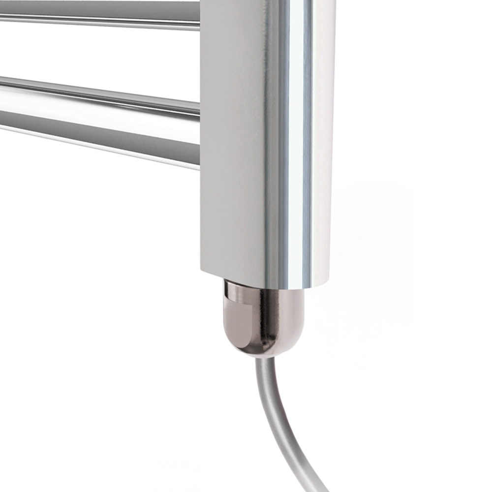 Terma Leo E 1023BTU Chrome Electric Fixed Temperature Towel Rail 1200 x 500mm Image 4