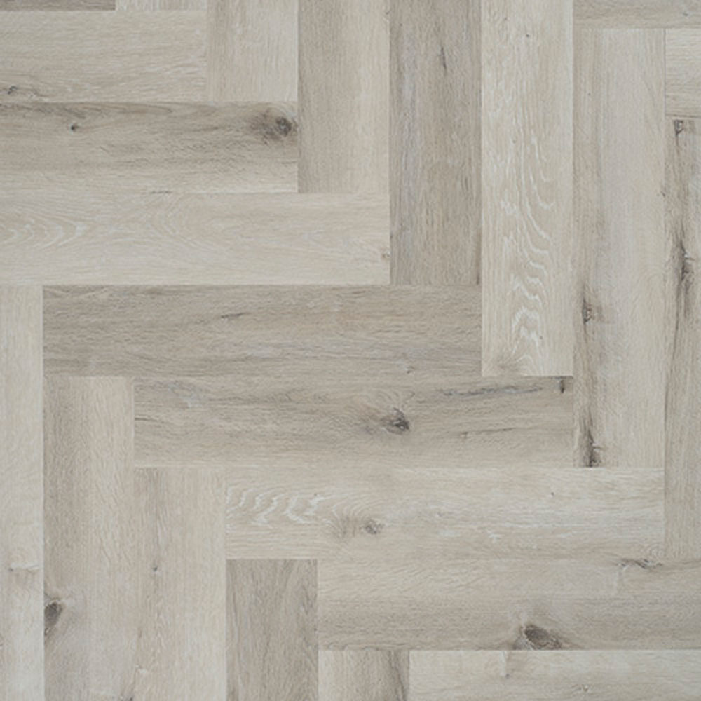 Signature Collection Bleached Oak Herringbone Click Vinyl Floor Plank 2.25sqm Image 2