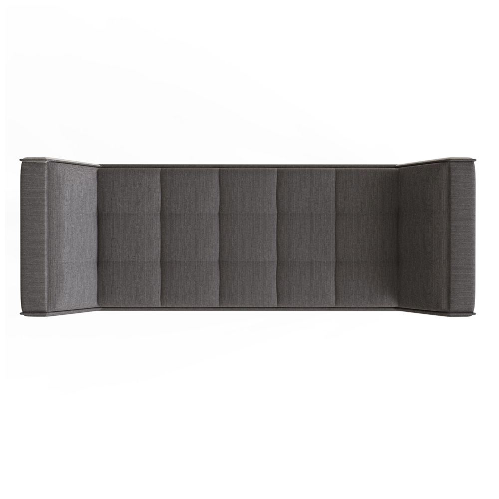 GFW Milan Dark Grey Ottoman Window Seat Image 4