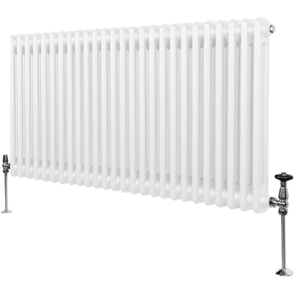 Monster Shop 5053 BTU White Traditional 2 Column Radiator 600 x 1192mm Image 3