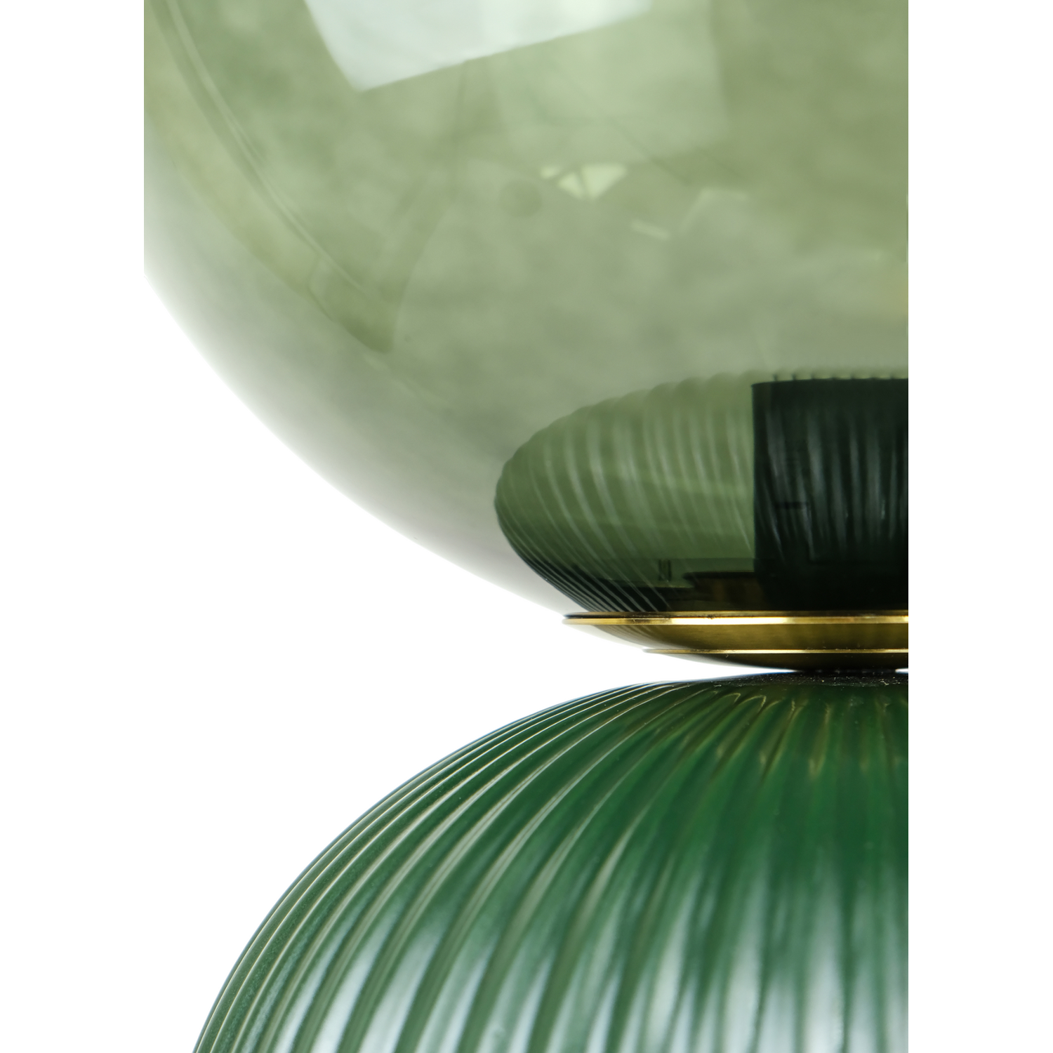 Callahan Glass Lamp Green Image 8
