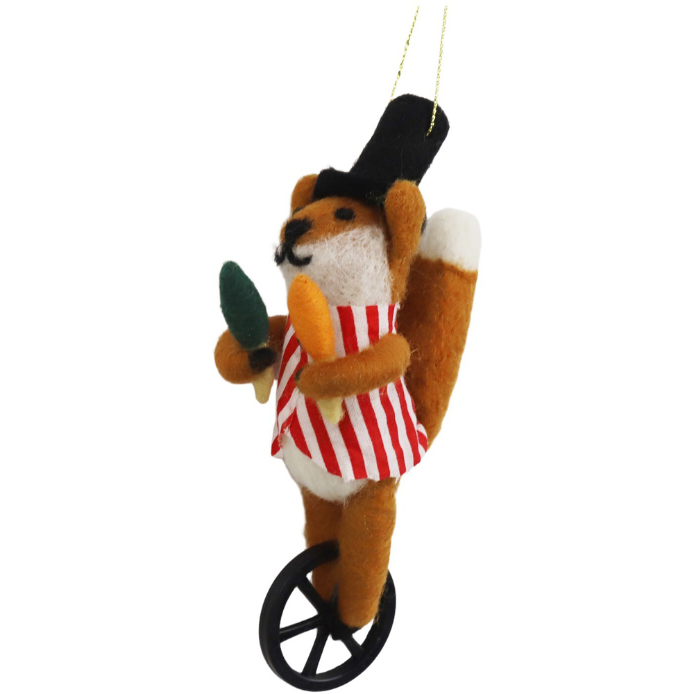 Wool Circus Fox Hanging Decoration Image 3