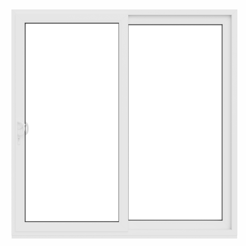 Crystal uPVC Sliding Patio Right to Left White Clear Glass 1790x2090mm Image 3