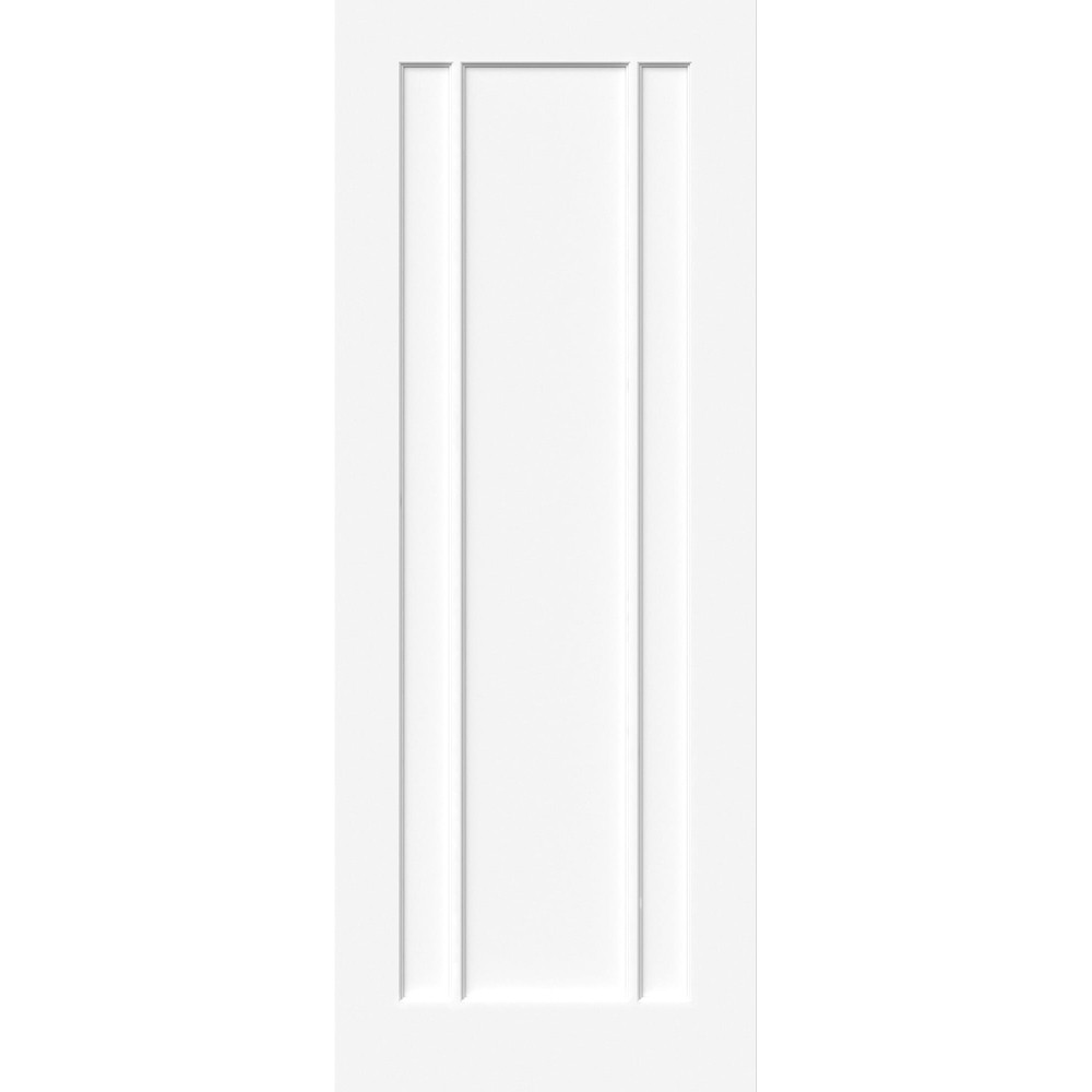 Green & Taylor Worcester White Primed 3 Panel Internal Door 1981 x 838mm Image