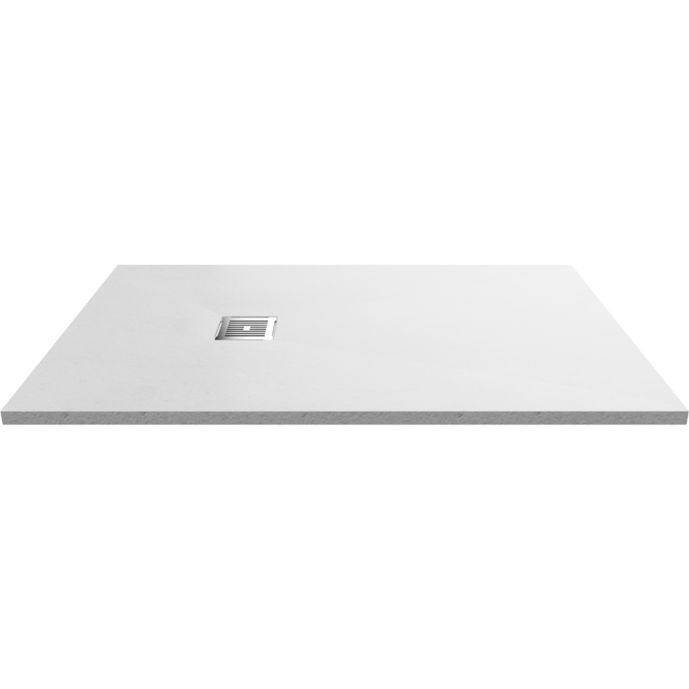 nuie Slate White Rectangular Shower Tray 1400 x 900mm Image 1