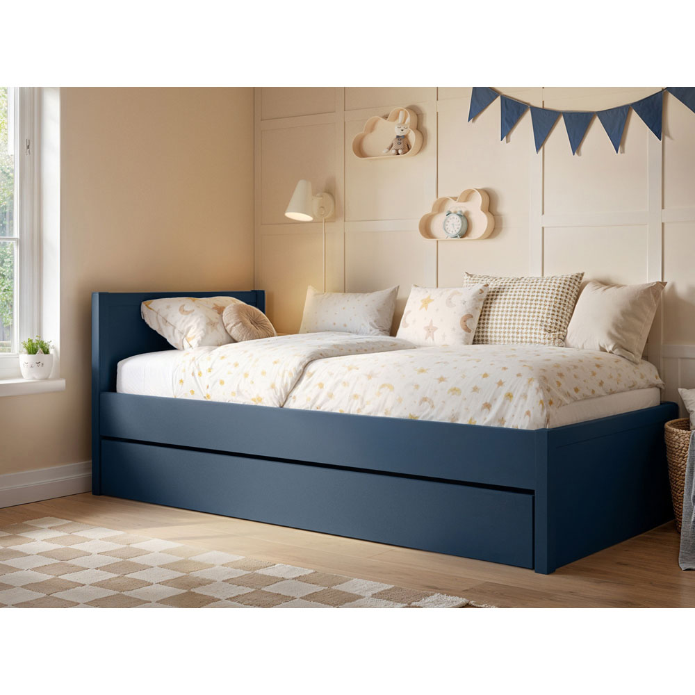 Flair Oli Single Navy 2 Drawer Storage Bed Image 5