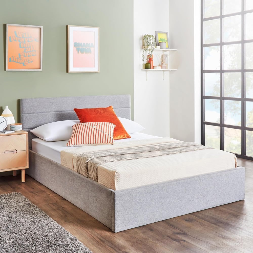 Home Treats King Size Grey Bed Frame Image 8