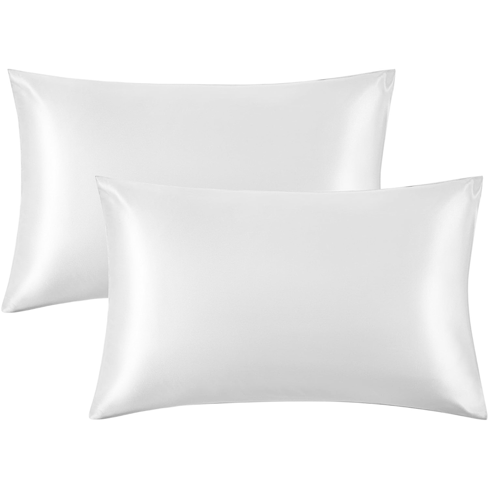 Intimates King Size White Satin Bedding Set Image 2