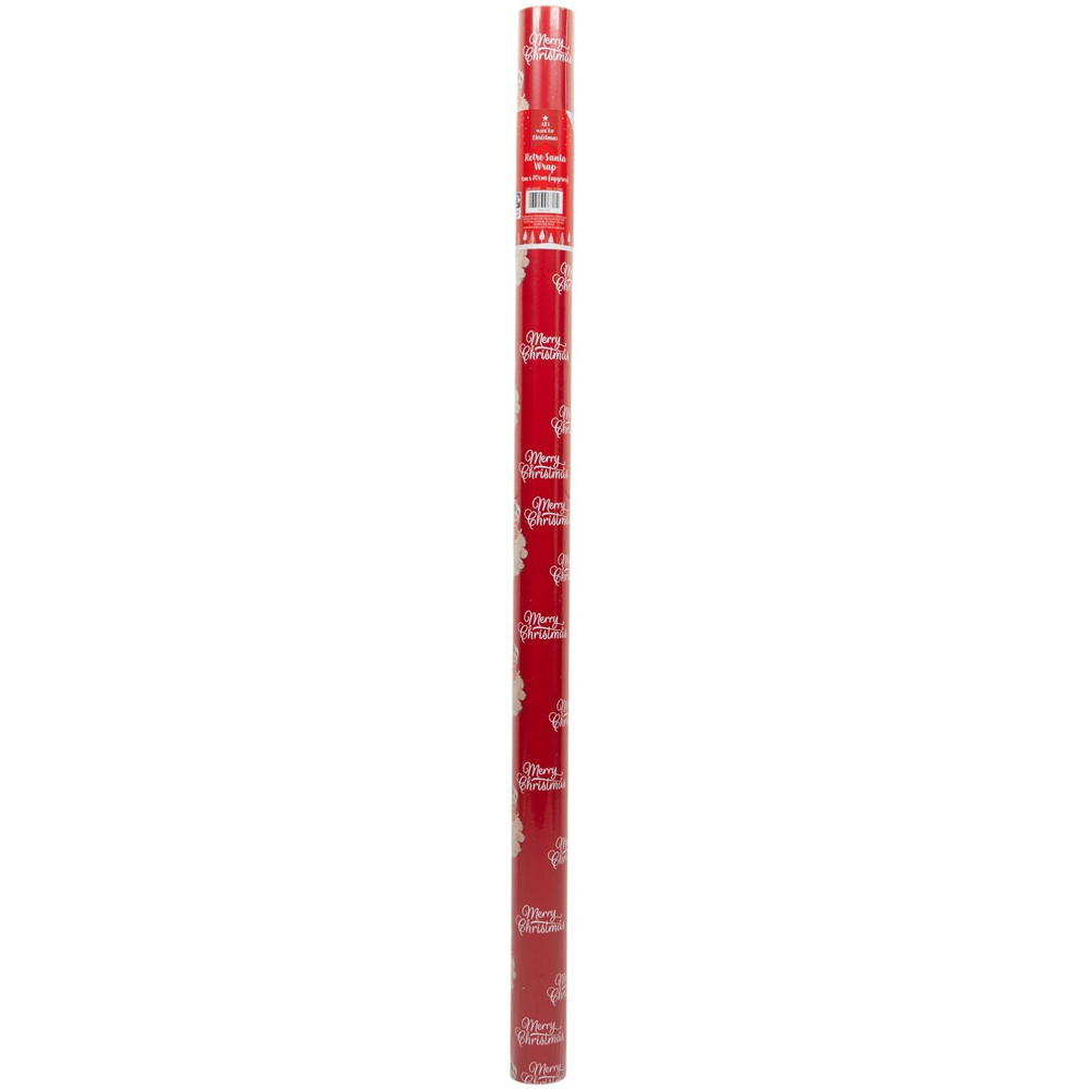 Retro Santa Gift Wrap Image 4