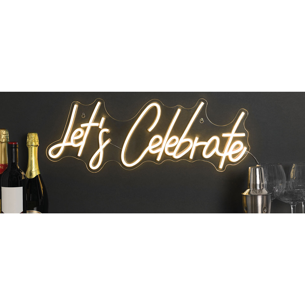 Lets Celebrate LED Neon Light Image 2