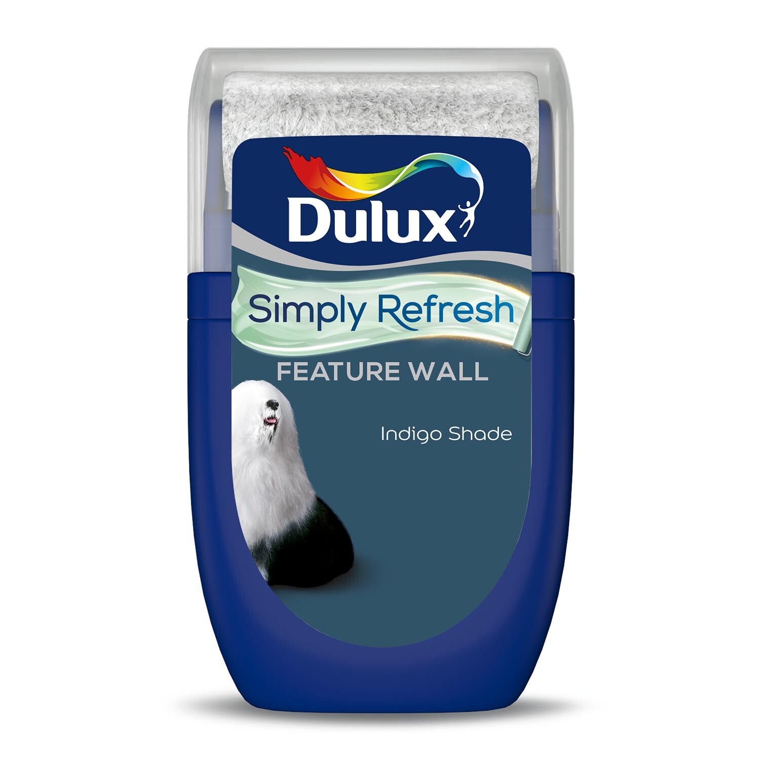 One Coat Feature Wall Paint Tester - Indigo Shade Image 2