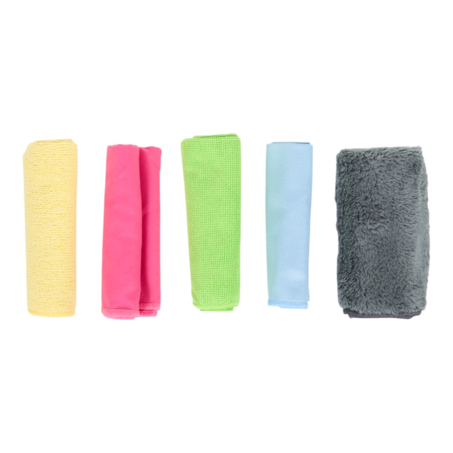 Wilko Pack of 5 Microfibre Cloth Set Image 3