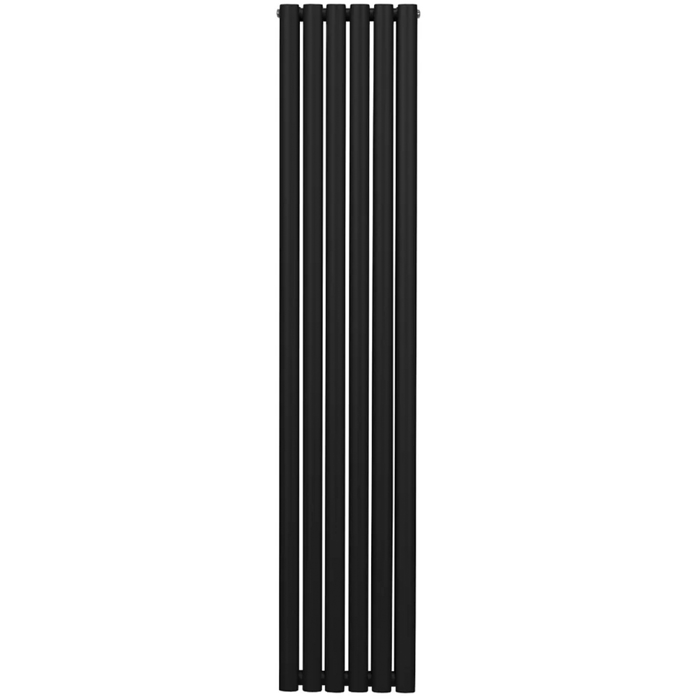 Monster Shop 4816BTU Black Oval Column Radiator 1800 x 360mm Image 1