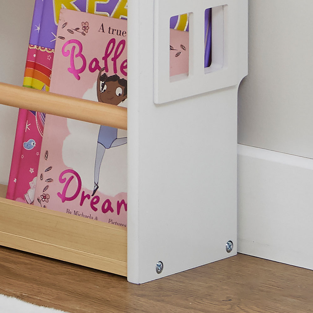 Liberty House Toys 4 Shelf White Wall Mounted House Bookcase Image 4