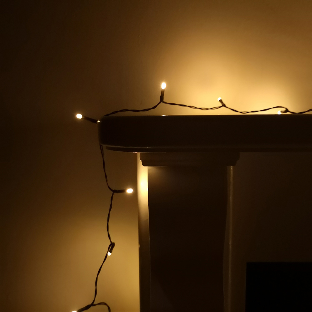 Premier TimeLights 200 Vintage Gold LED Multi-Function Christmas String Light 20m Image 4