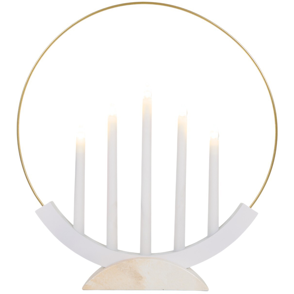 5 LED Candle Bridge - White Image 3