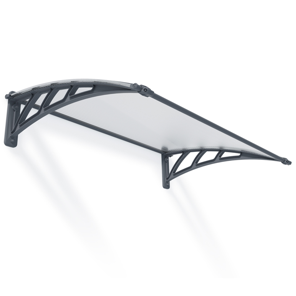 Palram Canopia Neo 1180 Grey Twinwall Door Canopy 1.2 x 0.75m Image 2