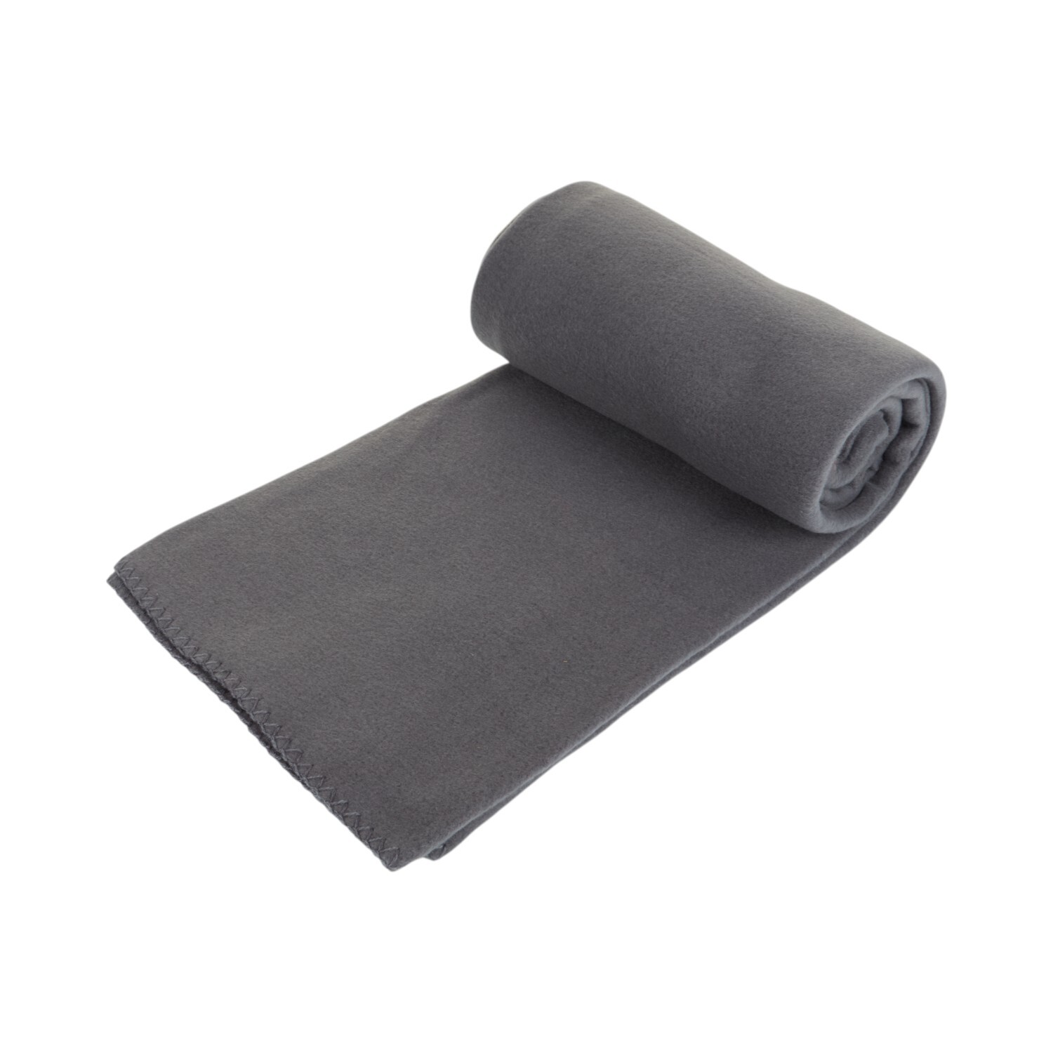 Essential Soft Fleece ThrowCharcoal Image 3