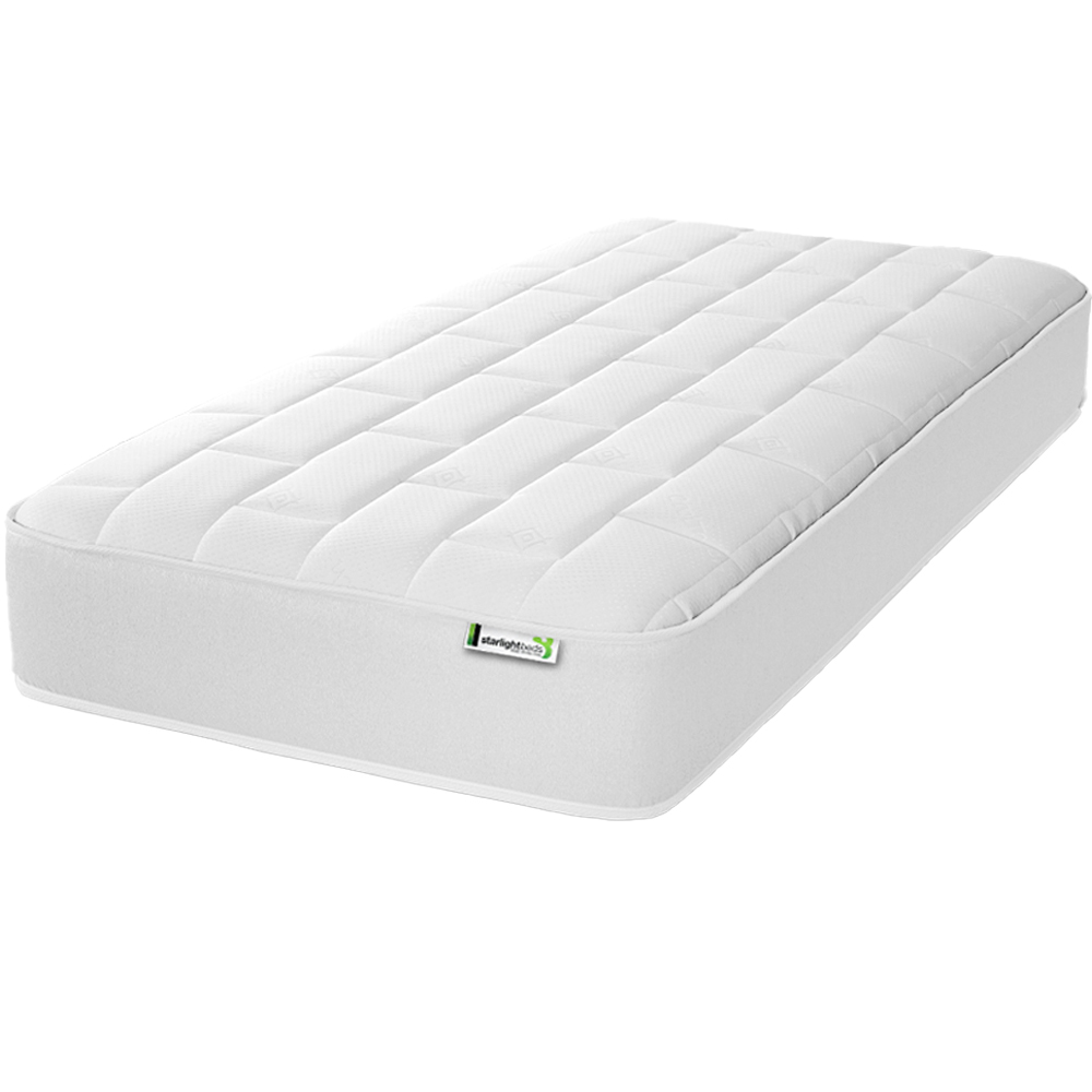 Starlight Beds Deep Shorty White Big Brick Memory Foam and Spring Mattress Image 1