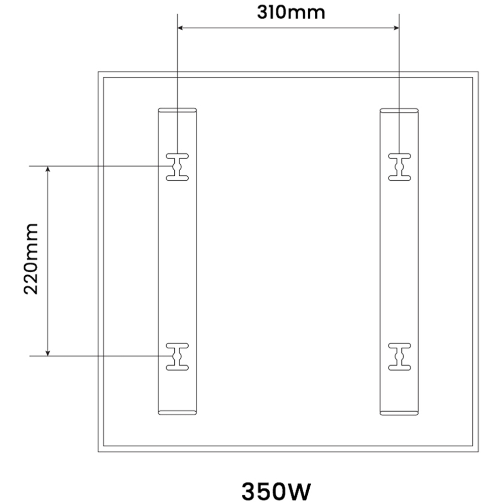 Mirrorstone Nexus Mystical Lagoon Image Wi-Fi Infrared Heating Panel 350W 595 x 595mm Image 9