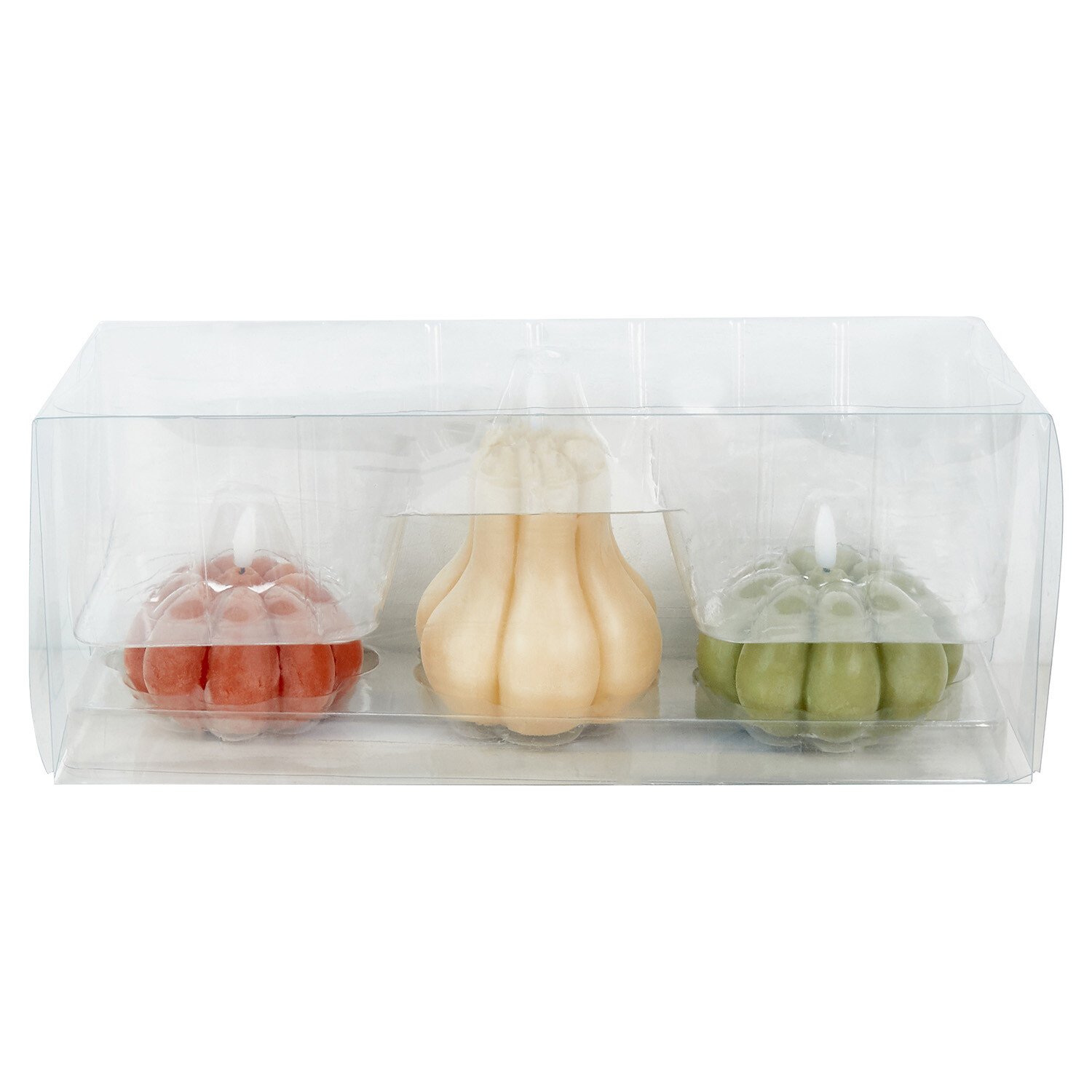 Set of 3 LED Pumpkin Lights Image 1