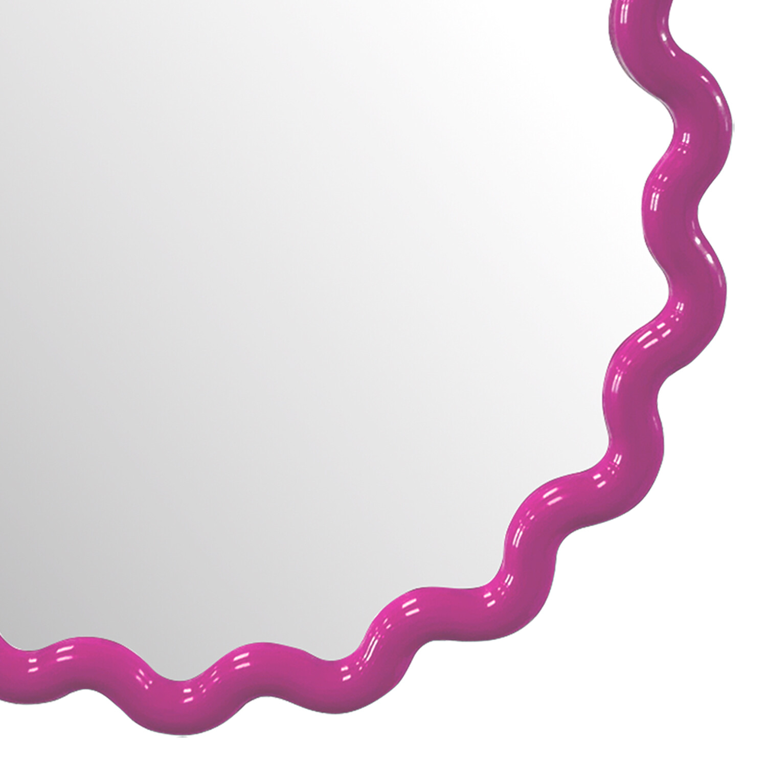 Colourful Wave Round Mirror Image 9