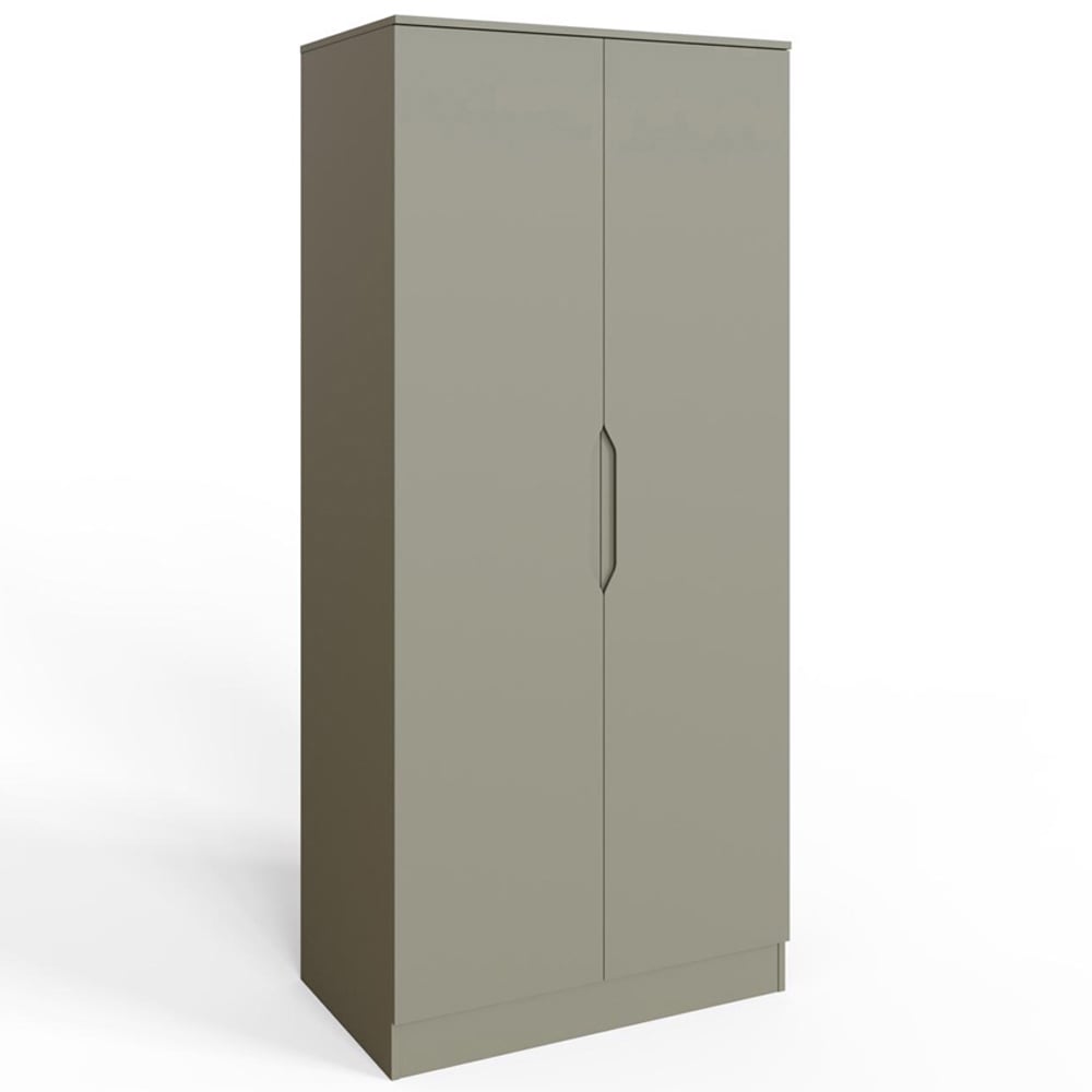 FWStyle Luno 2 Door Green Modern Wardrobe Image 2