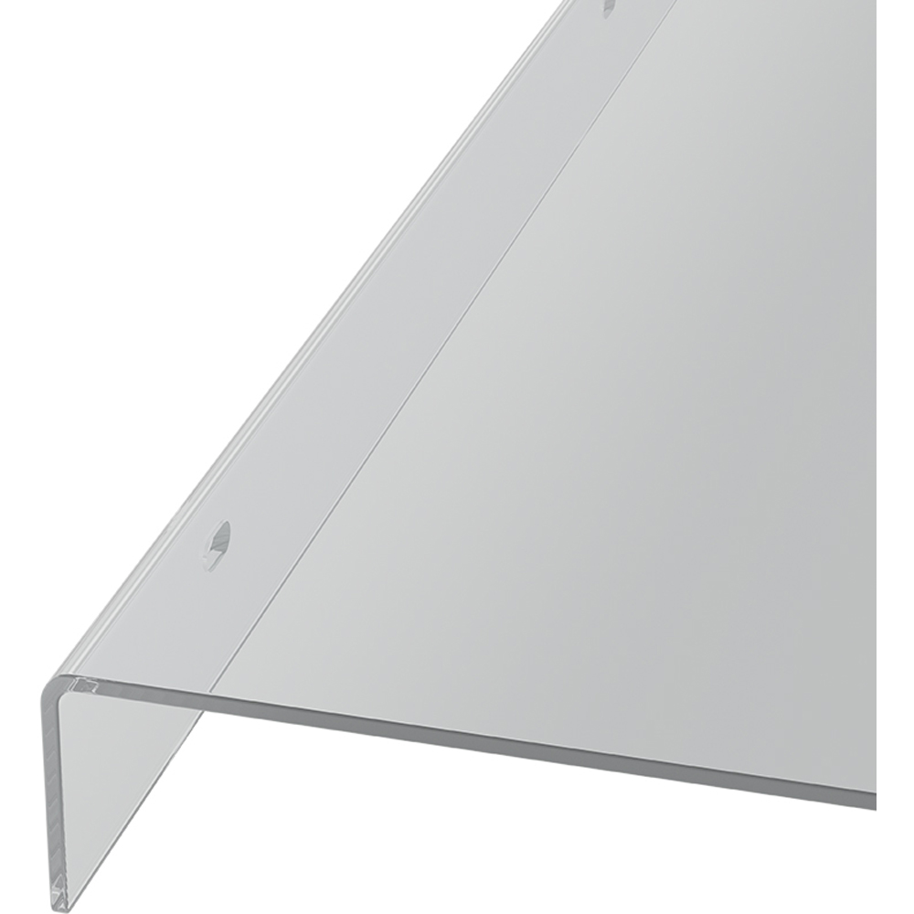 Living and Home Arched Transparent Awning Canopy 1 x 0.43m Image 5