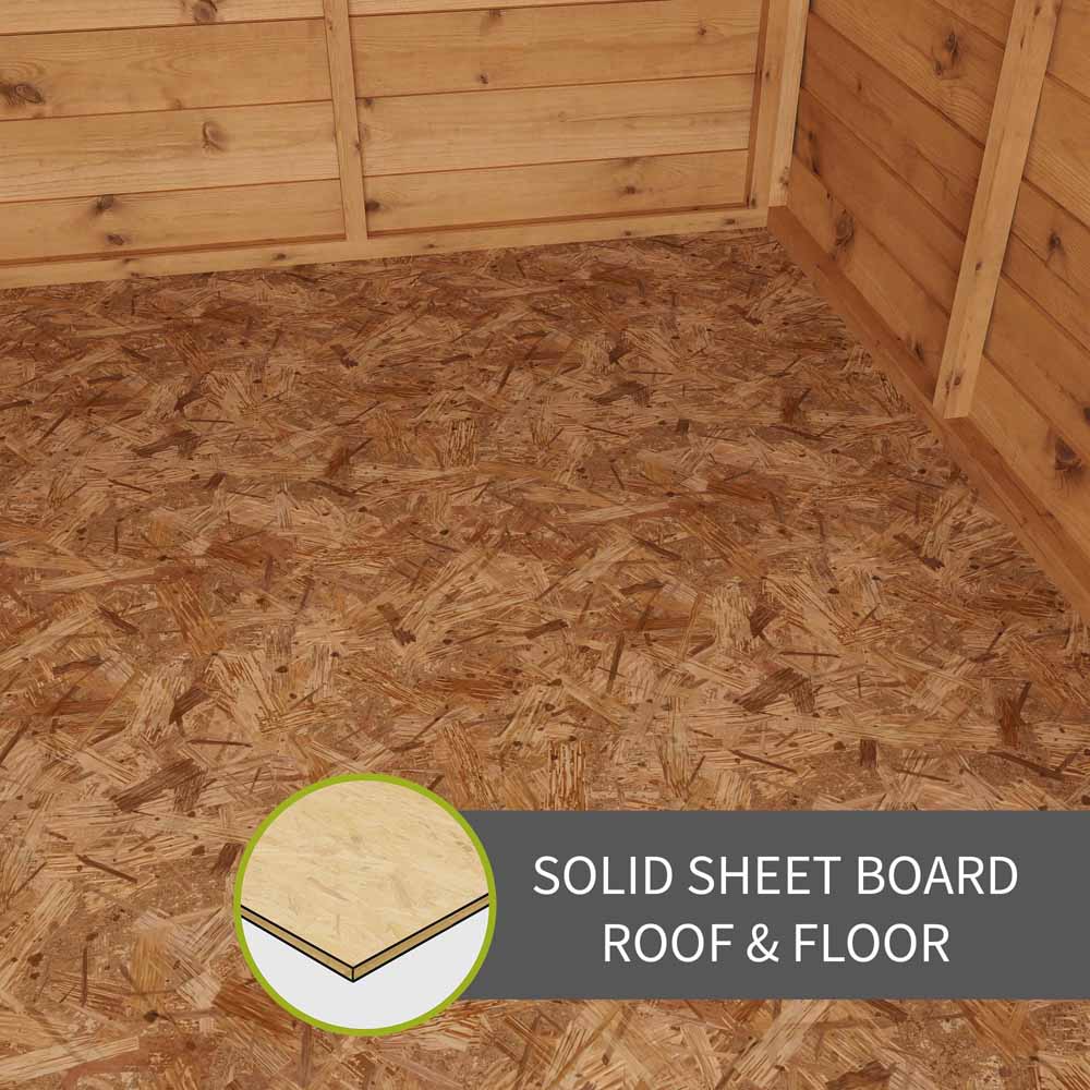 Mercia 7 x 5ft Overlap Apex Shed Image 7