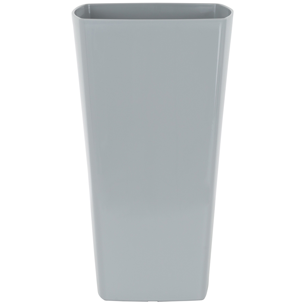 Wham Studio Cool Grey Tall Square Plastic Planter 16cm 3 Pack Image 3