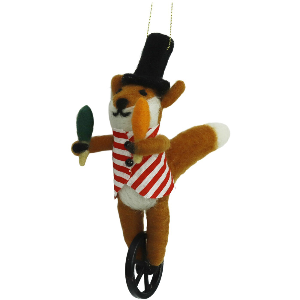 Wool Circus Fox Hanging Decoration Image 5