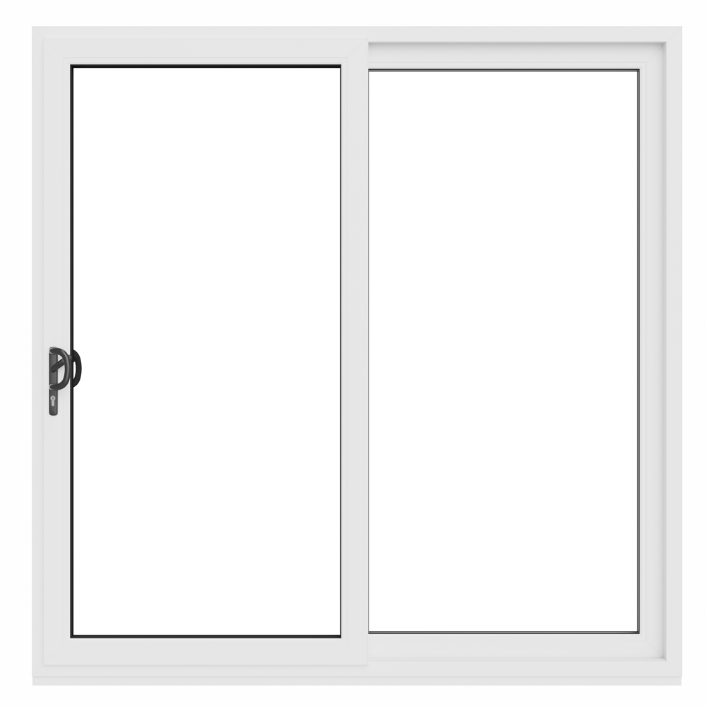 Crystal uPVC Sliding Patio Right to Left Grey White Clear Glass 2390x2090mm Image 3