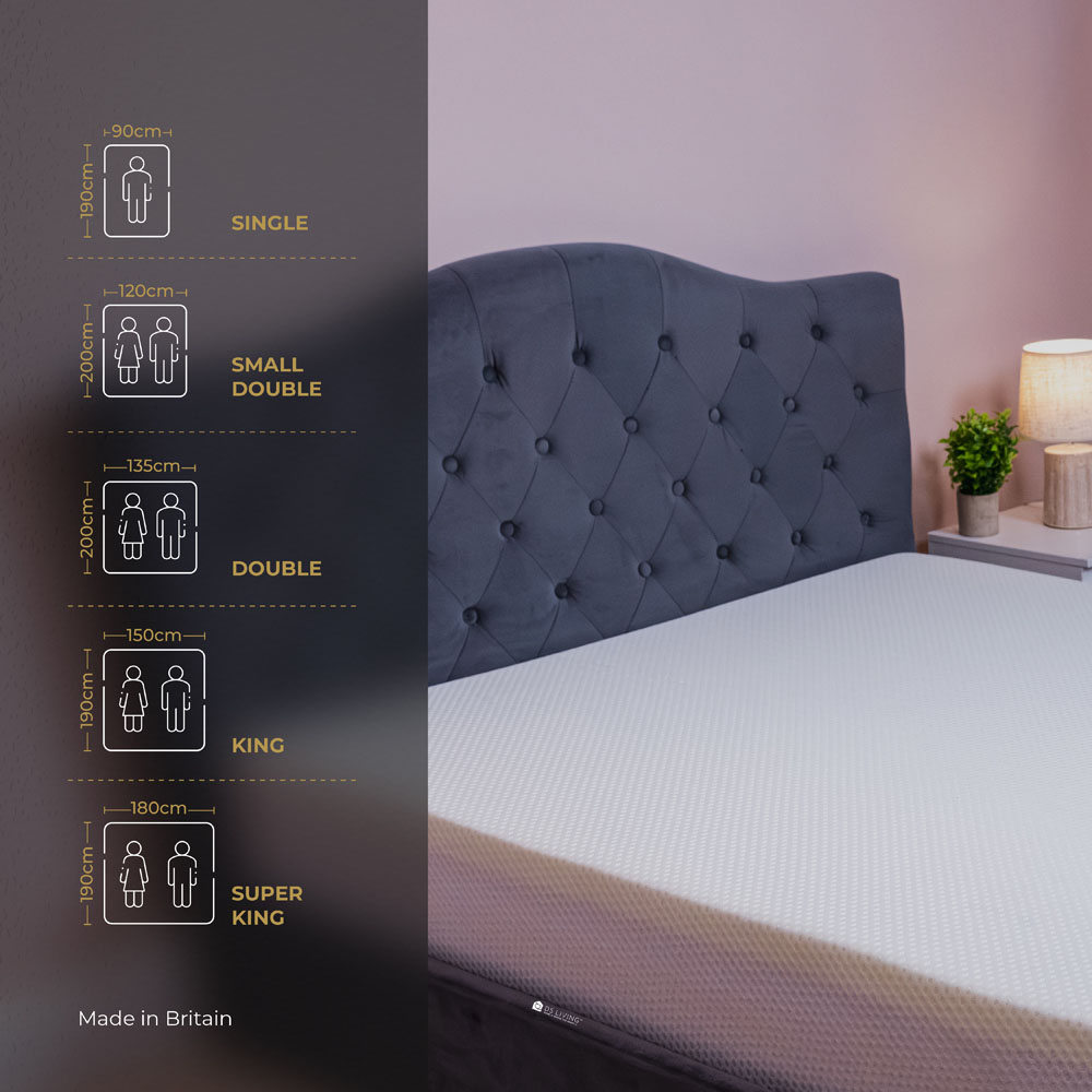 DS Living PureDream King Size Orthopaedic Memory Foam Mattress 12 inch Image 5