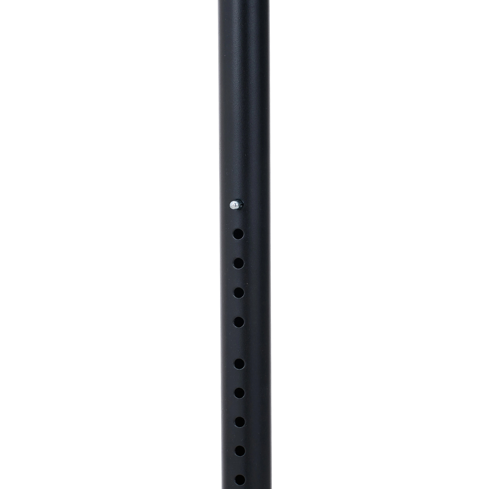 Living and Home Black Adjustable Floor-to-Ceiling Coat Stand with 6 Hooks Image 5