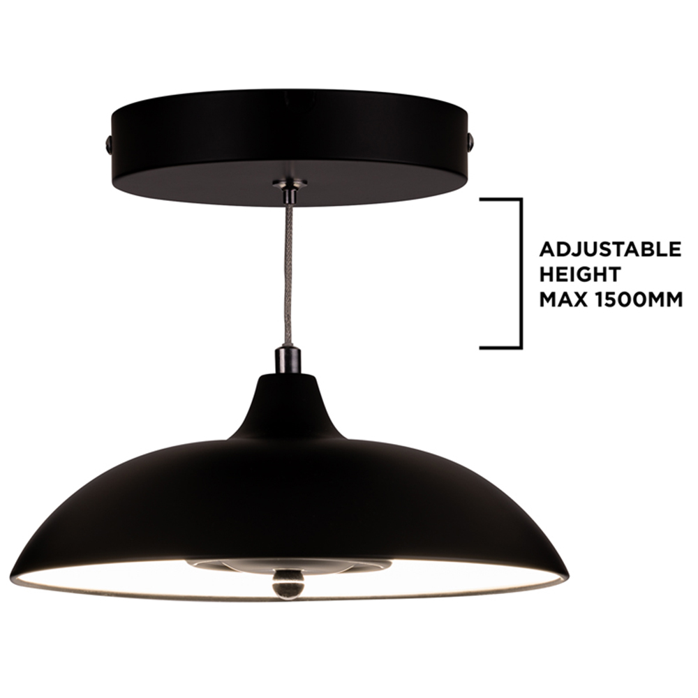 TCP Black Hanging Pendant Ceiling Light Image 5