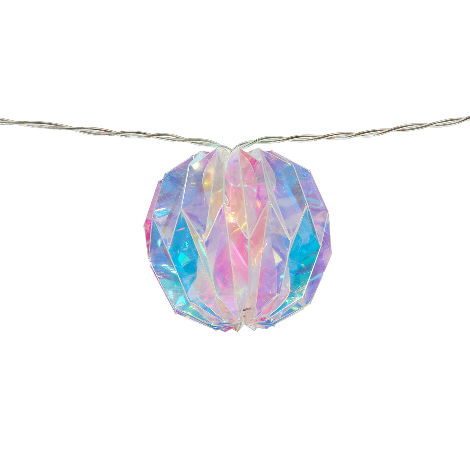 10 LED Iridescent Geometric String Light Image 4