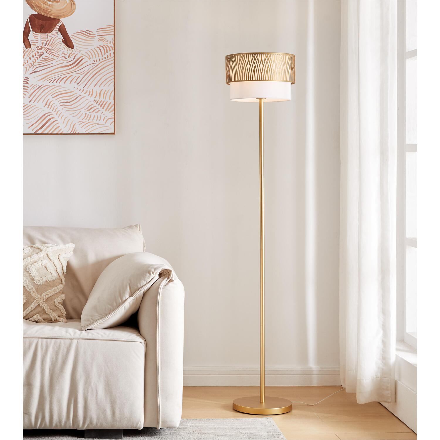 Abel Floor Lamp - Gold Image 2
