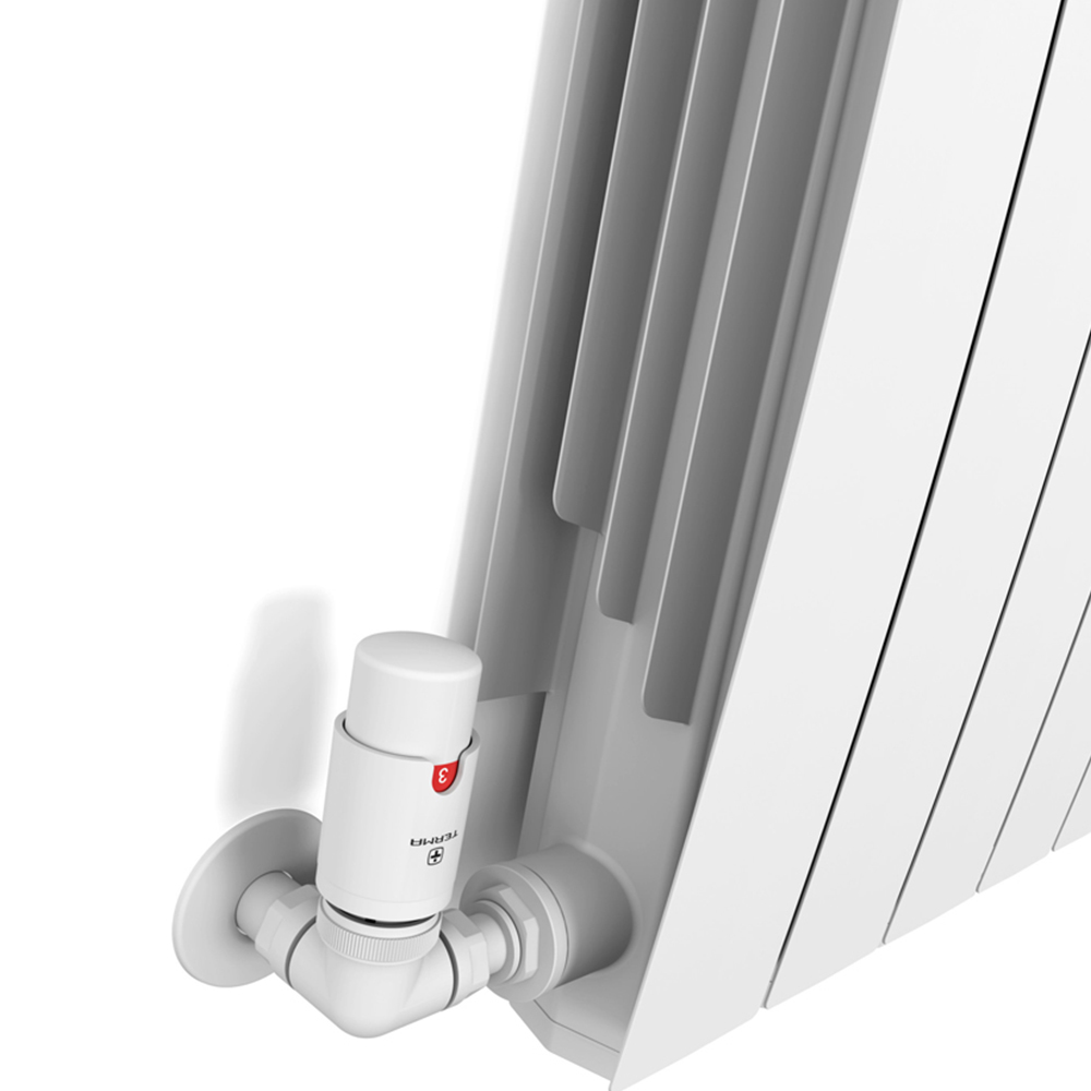 Terma Bergamo 6530BTU Matt White 17 Section Radiator 590 x 1360mm Image 4