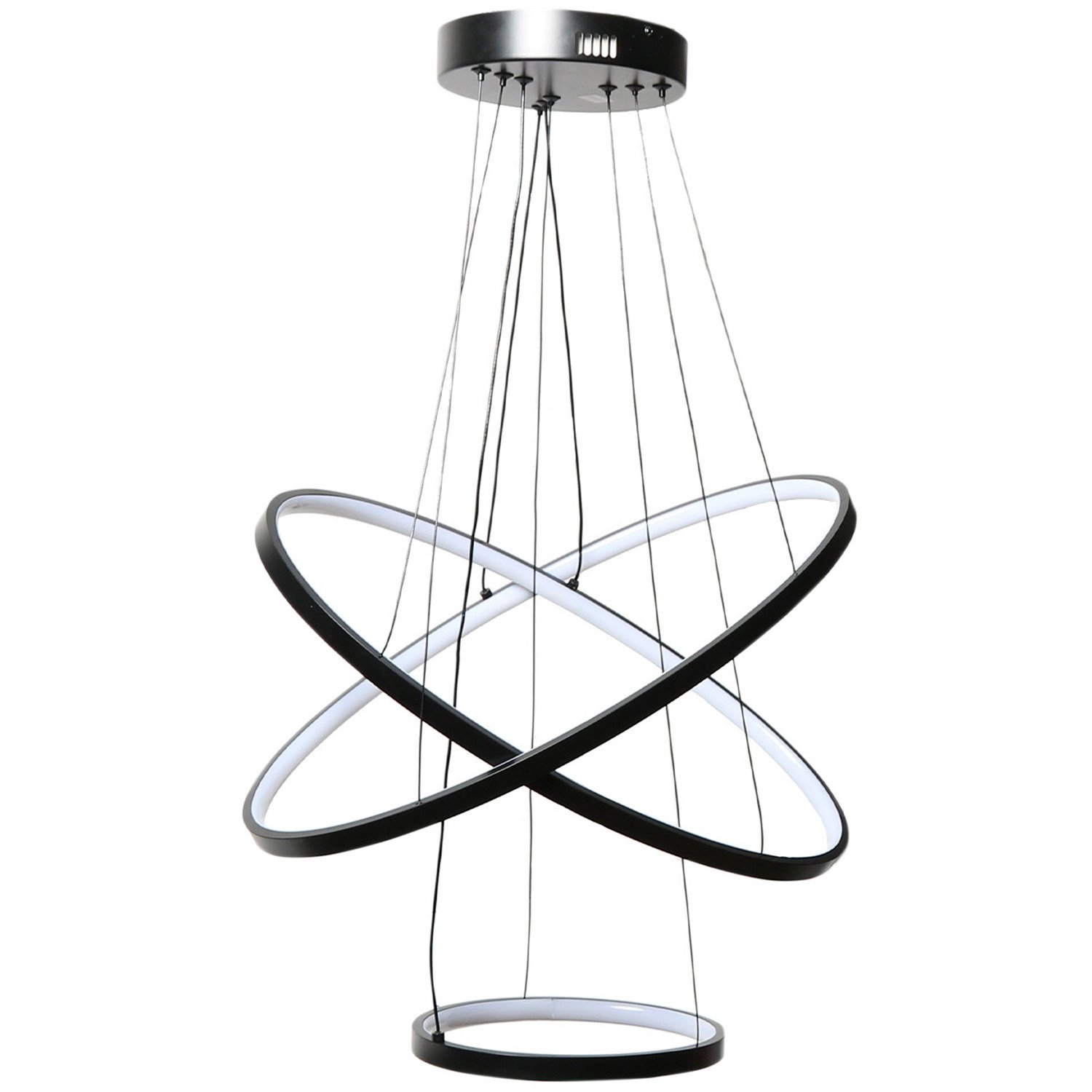 Dakota Black LED Ceiling Light Image 1