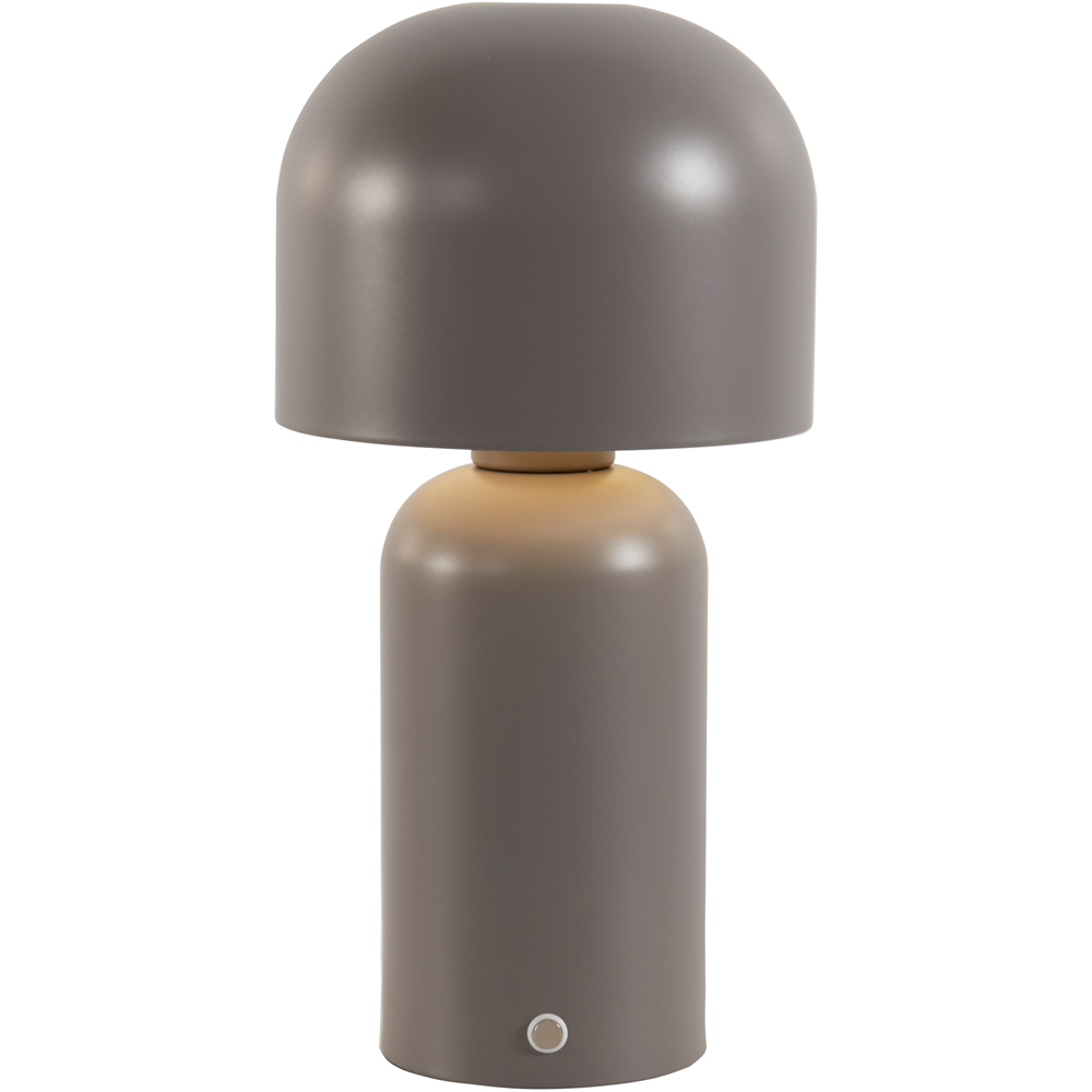 Lighting Collection Matt Grey Rechargeable USB LED Lamp Image 3
