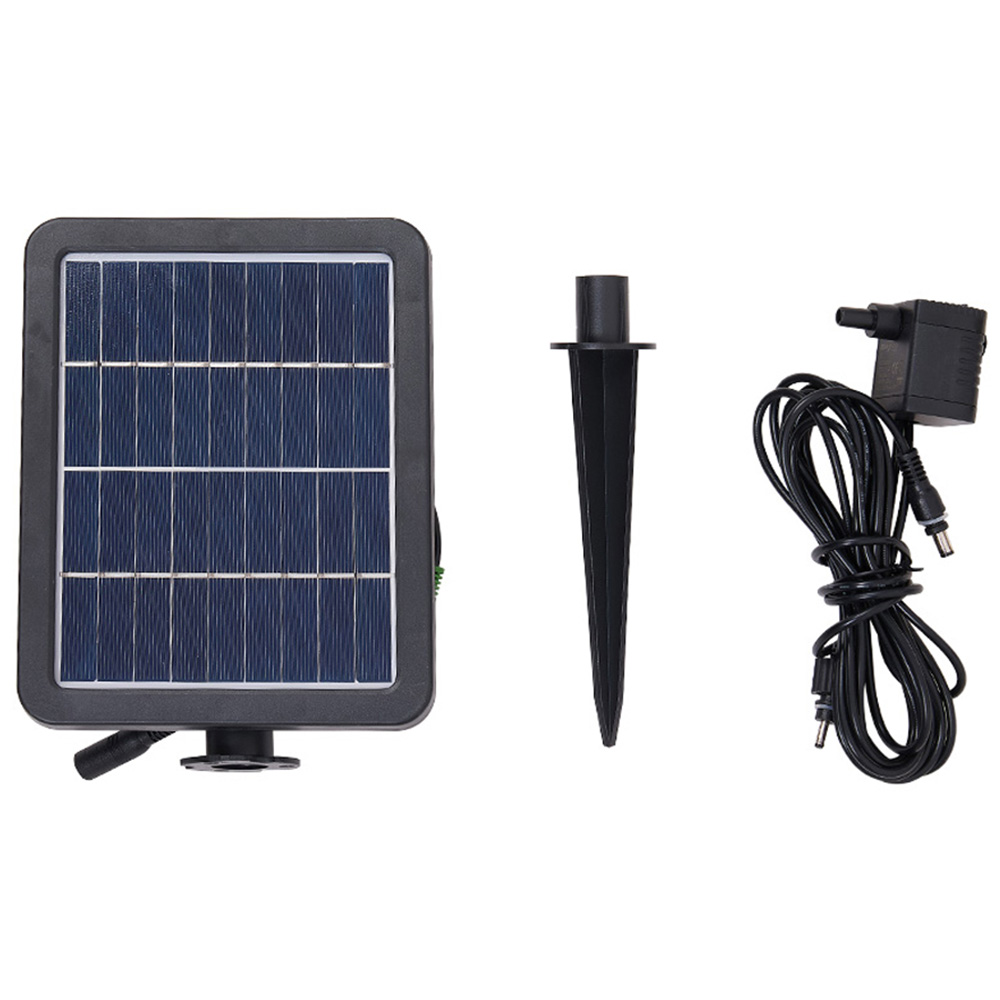 Living and Home 3 Tier LED Light Solar Powered Water Fountain Image 3